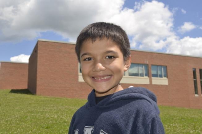 Angel Avila, 7, of Slatington: "I'm going to Ecuador."