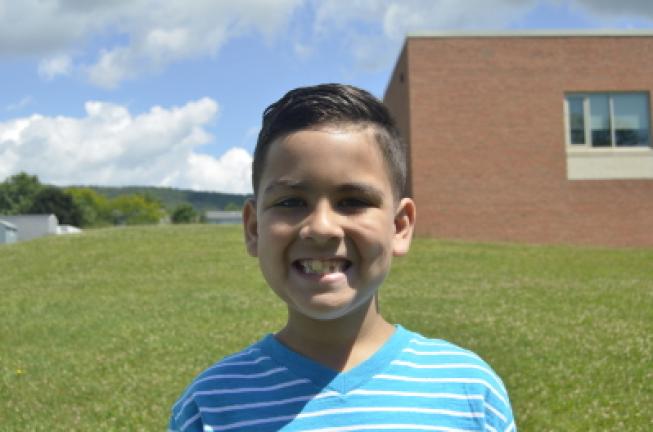 Gerry Vargas, 8, of Slatington: "I'm going to Disneyworld."