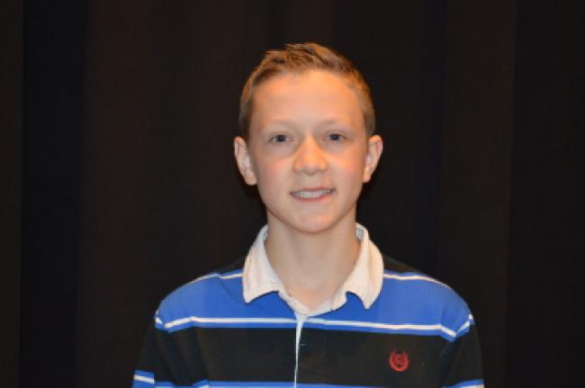 Chase Wisocky, sixth grade"Basically, celebrating our dad. He was in the Army. All about focusing on them and how they put their lives at risk."