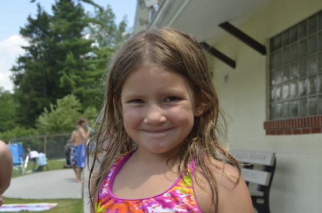 Elaina Ray, 6, of Slatington: "I don't like cleaning my room."