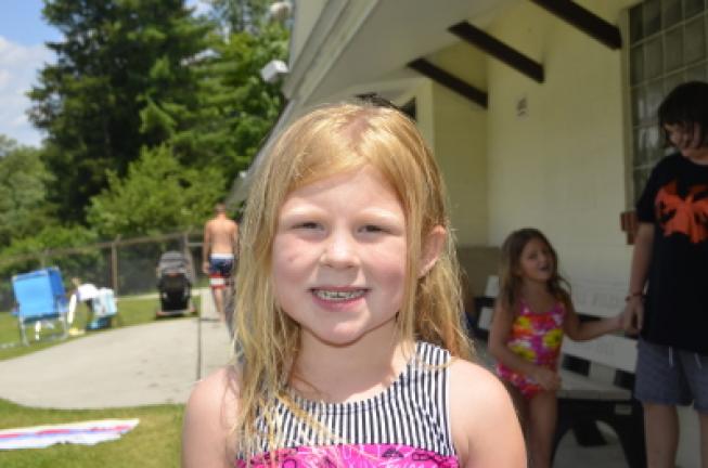 Charlotte Hummel, 6, of Walnutport: "Cleaning my room."