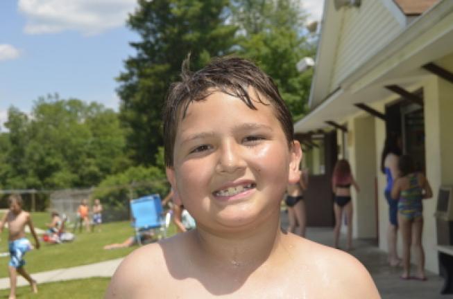 Colton Ruzicka, 9 of Palmerton: "Cleaning my room."