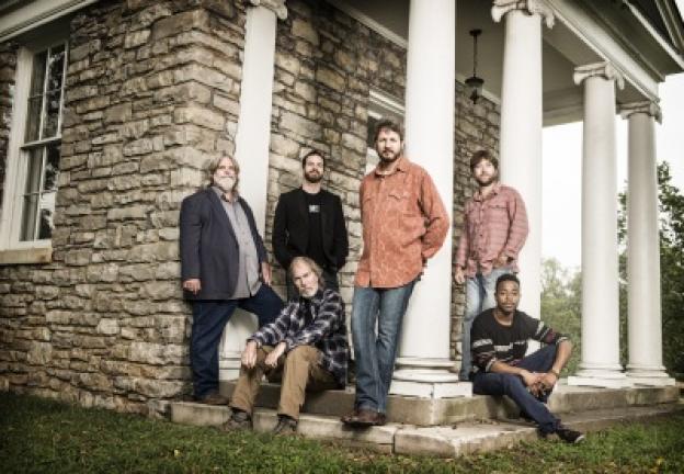 Leftover Salmon includes, from left, Bill Payne and Alwyn Robinson sitting on the porch. Standing, from left, are Vince Herman, Greg Garrison, Drew Emmitt and Andy Thorn. SUBMITTED PHOTO Copyright - &#169; Jay Blakesberg
