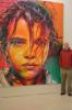 This massive acrylic on canvas painting of a Jordanian Bedouin girl is the latest portrait piece created by Tamaqua artist Stephen Bennett. Bennett focuses on his subject's eyes and cultural diversity, reflecting their personality and character…