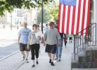 Dr. Joanne Calabrese, center, leads the way during the Tamaqua Has Heart artist meet and greet on June 8. Dr. Calabrese was joined by more than 75 people in Tamaqua's first Walk With a Doc event. A second walk is scheduled for 6 p.m. on Aug. 17…