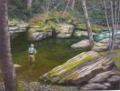 "Ledge Pond," an oil painting by Don Baylor. CONTRIBUTED PHOTO