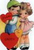 One of countless Valentines created by Tamaqua artist J. G. Scott, acclaimed for drawing cherub-faced children. Scott's artwork graced Gibson cards and other valentine manufacturers.