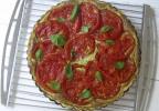 Tomato, Mozzarella and Basil Tart. SARA MOULTON VIA AP Copyright - Sara Moulton