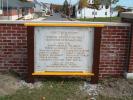 DAVID WARGO/SPECIAL TO THE TIMES NEWS This large marble monument has found a permanent home at the entrace to the Ginter Stadium Complex in Summit Hill.