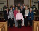 JORDON FLEXER/SPECIAL TO THE TIMES NEWS Celebrating the 200th Anniversary of Christ Lutheran Church, Barnesville, were, front center: Mary Heffelfinger; Second row: Charlotte Lorah, LaVern Shafer, Beth Bradbury, Paul Zukovich, Linda Yurkanin, and…
