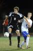 NANCY SCHOLZ/TIMES NEWS Timothy East (9) of Northwestern shields a Southern Lehigh player as he settles the ball.