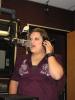 STACEY SOLT/SPECIAL TO THE TIMES NEWS Vanessa Hyska, 18, records "Silent Night" at the Penn's Peak studio. She is recording a CD for her high school graduation project and donating the proceeds to the Children's Miracle Network and Ronald McDonald…