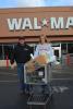 RON GOWER/TIMES NEWS After the Black Friday shopping crunch subsided a bit, Jamie and Lisa Keys of Brodheadsville were able to work on their Christmas list at the Lehighton Wal-Mart.