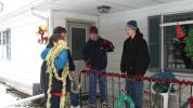 Boy Scout Troop 555, Penn Forest Township, decorated the Rau Personal Care Home for the holidays again this year. Scouts included, from left, Chris Miller holding the garland; his brother Tim Miller, standing behind him; Adam Dachowicz with the…