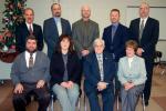 JOE PLASKO/TIMES NEWS Tamaqua Area School District Board of Education members following the board's reorganization for 2010 include, front row from left, Daniel E. Schoener ( treasurer), Wanda Zuber, Robert W. Betz (secretary) and Eileen Meiser…