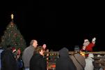 VICTOR IZZO/SPECIAL TO THE TIMES NEWS Children and residents gathered at the Sam Miller Field on North Avenue on Saturday evening in the Heights section of Jim Thorpe for the annual Christmas tree lighting ceremony and a visit from Santa Claus who…