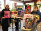 CAROL ZICKLER/SPECIAL TO THE TIMES NEWS Holding just part of the wonderful gifts bought for the Angel Tree at McDonald's in Nesquehoning forfifteen famlies are Bertha Shreffler of Meed's Methodist Church, Todd Sheckler, manager of McDonald's, and…