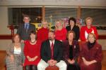 Gail Maholick/TIMES NEWS Carbon County Assocation of Realtors installed officers for 2010. From left are, front row, Marie Obert, Kimberly Rabenold, James Zurn, Catherine Chies and Lisa Sawyer, board members; and officers are, Eugene Mulligan,…