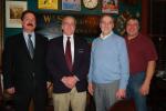 Gail Maholick/TIMES NEWS Carbon Builders Association installed 2010 officers and board members. From left are, Jake Arner of Arner Developments, president; Gene Kreitzer, past president of the Pennsylvania Builders Association and installing officer…