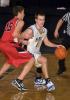 BOB FORD/TIMES NEWS Marian's Tom Gottstein (right) tries to dribble around Tri-Valley's Evan Snyder.
