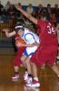 RON GOWER/TIMES NEWS Jim Thorpe's Sam Lux looks for a way to get out of a double-team applied by Pottsville on Saturday.