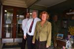 TERRY AHNER/TIMES NEWS Cass Chies has opened her real estate agency, Diamond 1st Realty, at 236 Delaware Avenue in Palmerton. Pictured are Chies, agent Joe Henry, and agent Tim Andrew.