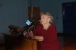LINDA KOEHLER/TIMES NEWS Constance Andrews, lifelong resident of Eldred Township and former teacher at Eldred Elementary, pointed out how unique the school is and why it should be kept open.