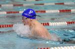 nancy scholz/special to the times news Palmerton's Sawyer Allen finished in a tie for first place in the 100-yard breaststroke to earn a District 11 Class AA gold medal.