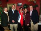 SPECIAL TO THE TIMES NEWS Palmerton Area Democratic Club's March 9 meeting featured representatives of candidates running in the federal campaigns. From left to right: Sandi Peters, PADC Vice President, Matt Ahern, representing Corey O'Brien's…