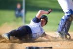 bob ford/times news Joey Dugan of Northern Lehigh slides across the plate with one his team's 11 runs against Palmerton.
