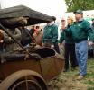TN FILE PHOTO/DONALD R. SERFASS  The late Robert A. Arner auctions off a lone surviving 1917 Harley Davidson motorcycle and sidecar in this file photo of April 6, 2006, fetching a high bid of $87,000. Arner passed away late last year but Arner…