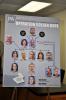 AMY ZUBEK/TIMES NEWS A poster of the major players is displayed during Tuesday's news conference in the Carbon County courthouse annex. Twelve individuals involved in the ring were charged.