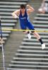Bob Ford/TIMES NEWS Palmerton's Lanny Buck clears the bar in the pole vault during Wednesday's District 11 meet. Buck captured first in the event.