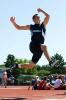 bob ford/times news Zach Lakitsky of Tamaqua leaps to a gold medal in the Class AA long jump.
