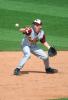 Bob Ford/TIMES NEWS Lehighton second baseman Matt Schaeffer flips the ball to second for a force out during the third inning of Thursday's District 11 AAA championship game.
