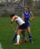 LINDA ROTHROCK/Special to THE TIMES NEWS Pleasant Valley's Allison Heckman moves in to try and take the ball away from Northampton's Jordan Martin during District 11 3A playoff action on Tuesday.