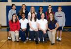 Bob Ford/TIMES NEWS Jim Thorpe girls basketball team members for the 2010-11 season include, front from left, Chasity Mosteller, Celeste Robinson, Brittany Holland, Alexandria Ventrella, Chelsea Smelas; back, manager Kayley Kovac, Catherine Condly,…