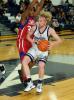 bob ford/times news Jordan Waylen (right) of Northern Lehigh takes the ball to the basket against Jim Thorpe's P.J. Johnson.