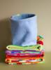 This Dec. 14, 2010 photo shows handmade fleece neck gaiters in Concord, N.H. These gaiters are a great alternative to unwieldy scarves, especially for kids, and can be customized with two different colors or patterns. (AP Photo/Holly Ramer)