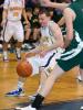 Bob Ford/TIMES NEWS Marian's Mike Nesgoda drives toward the basket during Thursday's game against Nativity.