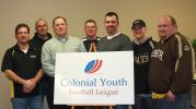 Officers elected for the Colonial Youth Football League were: From left, David Albertson - Northwestern and CYFL President, Jeff Ricci - Southern Lehigh and CYFL Secretary, Arden Miller - Williams, Scott Scoff - Northern Lehigh and CYFL Vice…