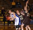 LINDA ROTHROCK/Special to THE TIMES NEWS Palmerton's Kelsey Hay leans back as she looks for a teammate and tries to avoid a double-team from Bethlehem Catholic's Caitlin Kessler (35) and Shannon Smith (right).