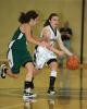 BOB FORD/TIMES NEWS Tina Bastardi of Northern Lehigh dribbles the ball down the floor as Pen Argyl's Catherine Clause defends.