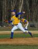 ron gower/times news Marian's JT Keer unwinds with a pitch against Weatherly. Keer struck out seven and was the winning pitcher as the Colts posted a mercy rule victory.