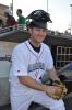 mike feifel/times news Derick Reis prepares to head to the Iron Pigs bullpen during a recent game.