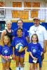 @Caption Stand Alone:Award winners at Fillies Volleyball Camp  Capturing awards at the Marian Fillies Volleyball Camp were, front row, from left, Mackensey Evans (Most Improved grades 3-6), Gianna Agosti (Most Spirited grades 5-6), and Abigail…