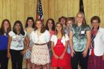 SPECIAL TO THE TIMES NEWS Local Keystone Girls State (KGS) delegates and past delegates attended the Keystone Girls State Tea. They are, front from left, Alyssa Dachowicz, Bianca Santiago, Jamie Harron, Brianna Handwerk, and Elizabeth Reichard; and…