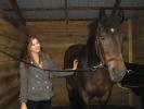 STACEY SOLT/SPECIAL TO THE TIMES NEWS Jessica Mattes, the owner of J. Corrine Enterprise at Hickory Valley Stables in Lehighton, grooms Seiko, a Hungarian Warmblood. A 2012 graduate of Palmerton Area High School, Mattes recently opened J. Corrine…