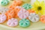 In this image taken on March 11, 2013, retro cream cheese Easter mints are shown in Concord, N.H. (AP Photo/Matthew Mead)