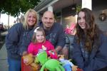 Gail Maholick/TIMES NEWS Oliva Kupinsky, 8, of Coaldale, and her parents, Carolyn and William, and sister, Samantha, are hoping to raise funds for Give Kids the World at a dress down day fundraiser on May 23 at Panther Valley Elementary School as a…